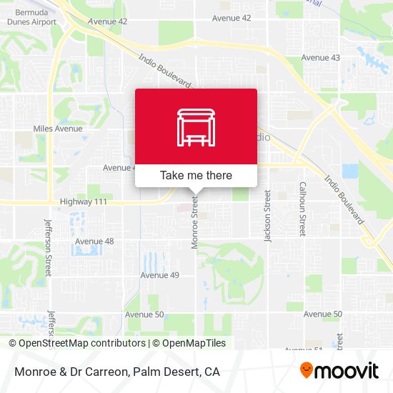 Monroe & Dr Carreon map