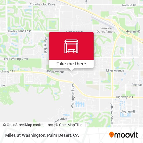 Mapa de Miles at Washington