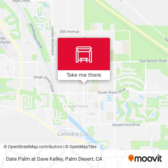 Date Palm at Dave Kelley map