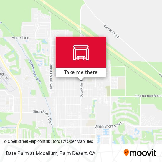 Date Palm at Mccallum map