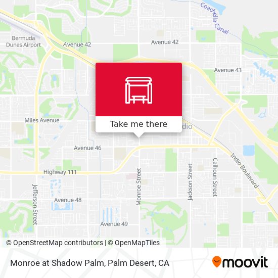 Monroe at Shadow Palm map