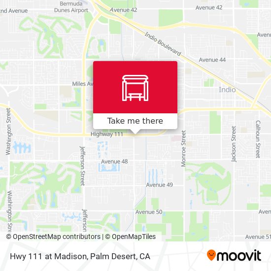 Mapa de Hwy 111 at Madison