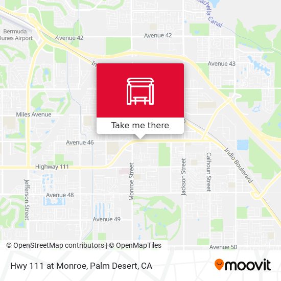 Mapa de Hwy 111 at Monroe