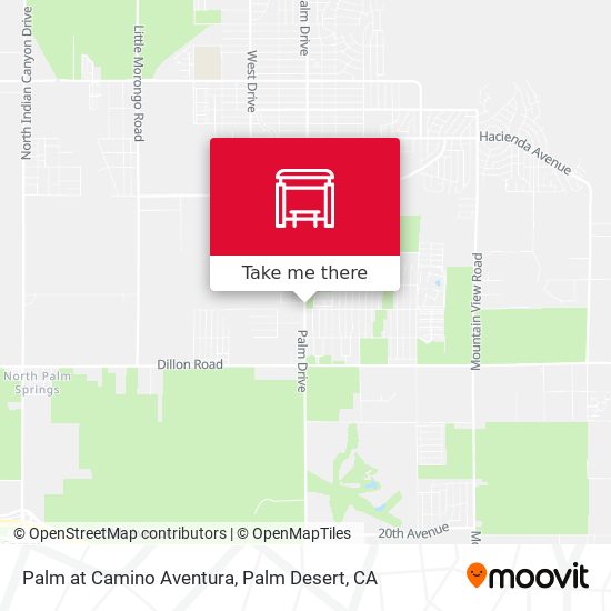 Palm at Camino Aventura map