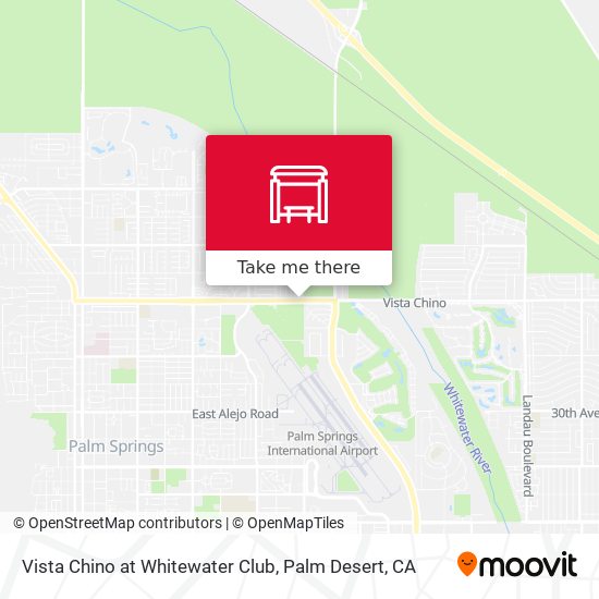 Vista Chino at Whitewater Club map