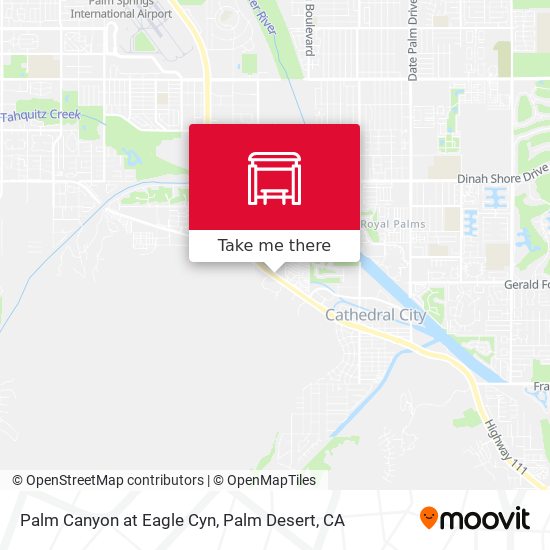 Palm Canyon at Eagle Cyn map
