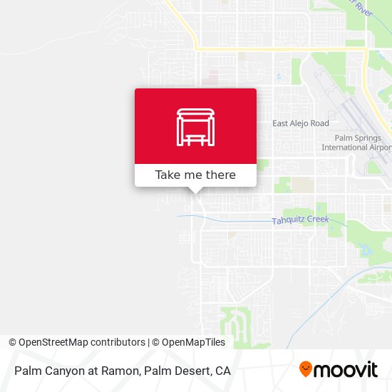 Palm Canyon at Ramon map