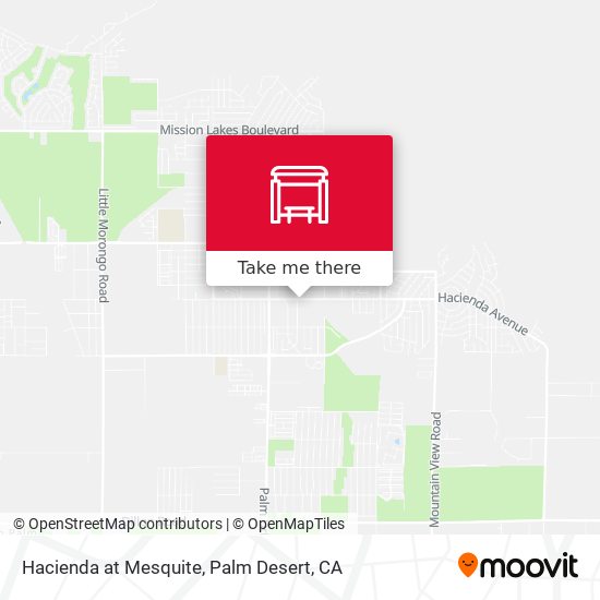 Hacienda at Mesquite map