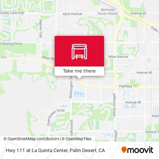 Hwy 111 at La Quinta Center map