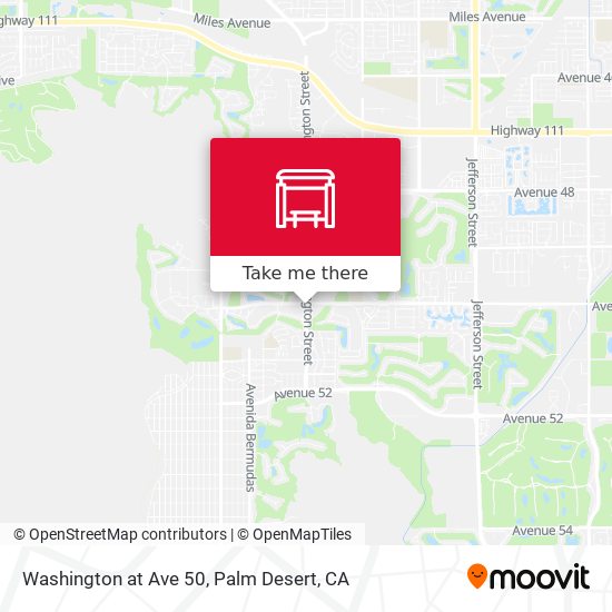 Mapa de Washington at Ave 50