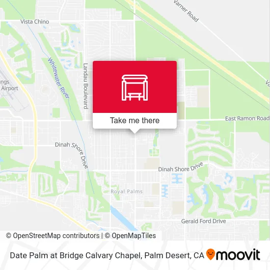 Date Palm at Bridge Calvary Chapel map