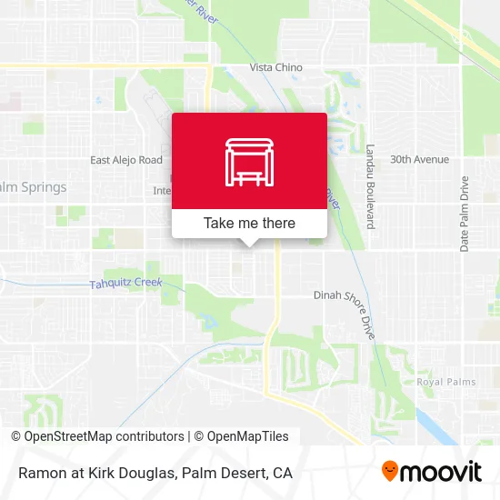 Ramon at Kirk Douglas map