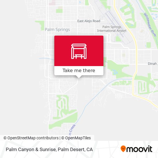 Palm Canyon & Sunrise map