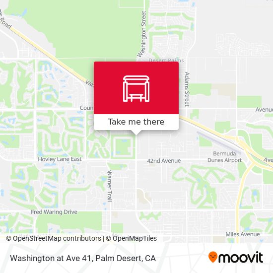 Washington at Ave 41 map