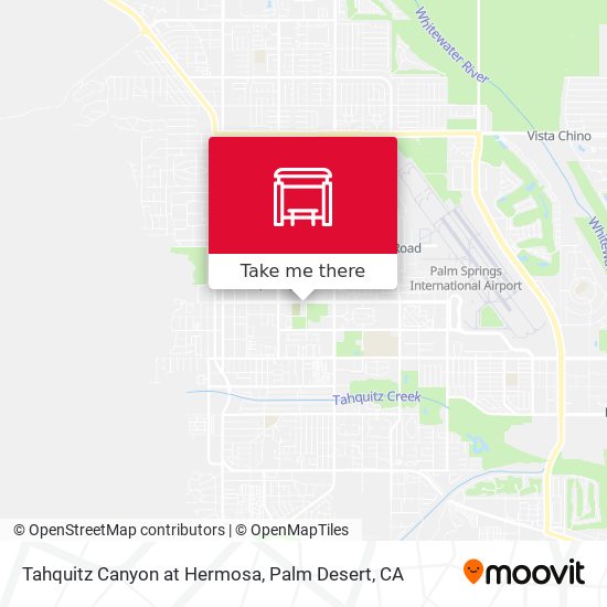 Mapa de Tahquitz Canyon at Hermosa