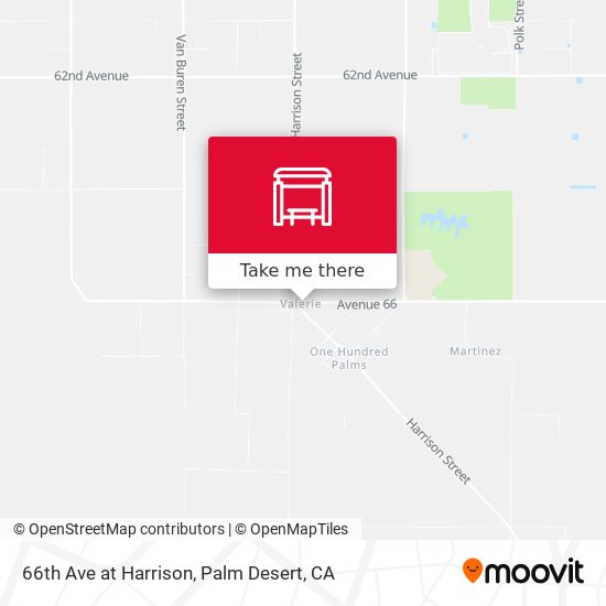 66th Ave at Harrison map