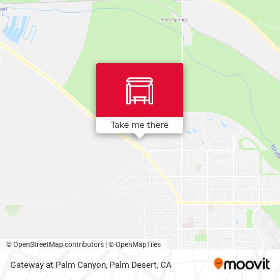 Gateway at Palm Canyon map