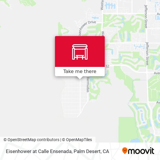 Eisenhower at Calle Ensenada map