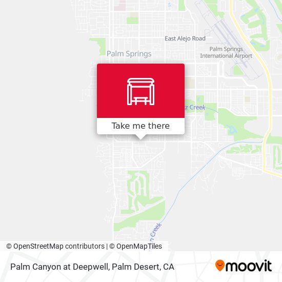 Palm Canyon at Deepwell map