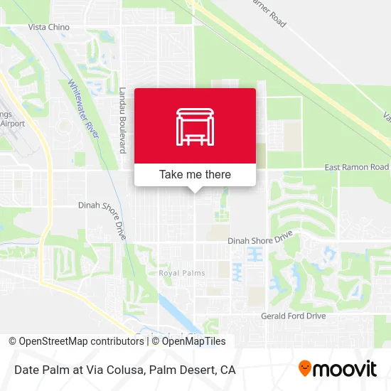 Date Palm at Via Colusa map