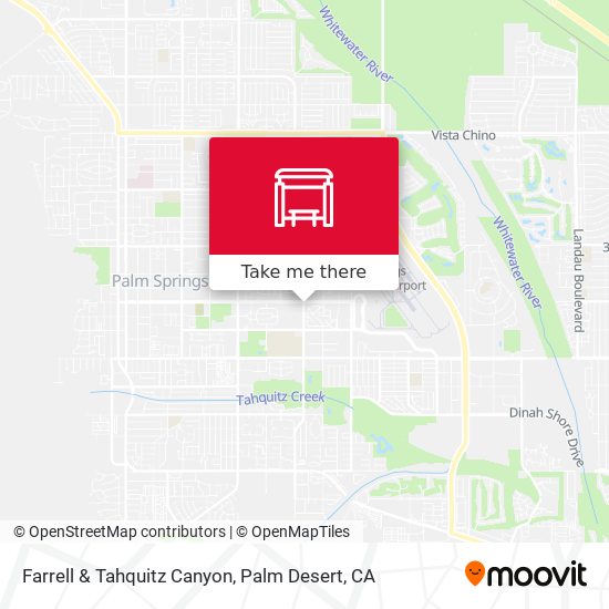 Mapa de Farrell & Tahquitz Canyon