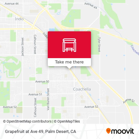 Grapefruit at Ave 49 map