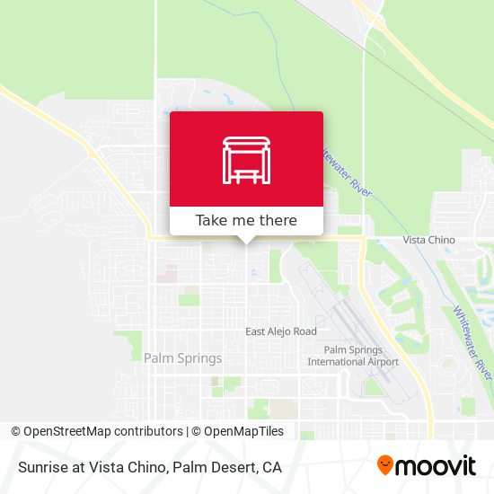 Sunrise at Vista Chino map