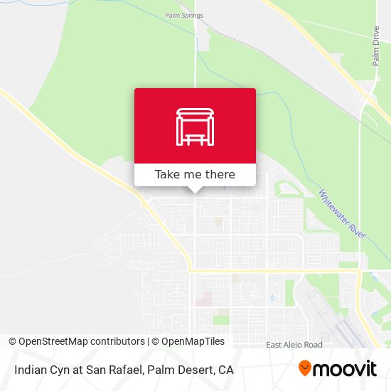 Indian Cyn at San Rafael map