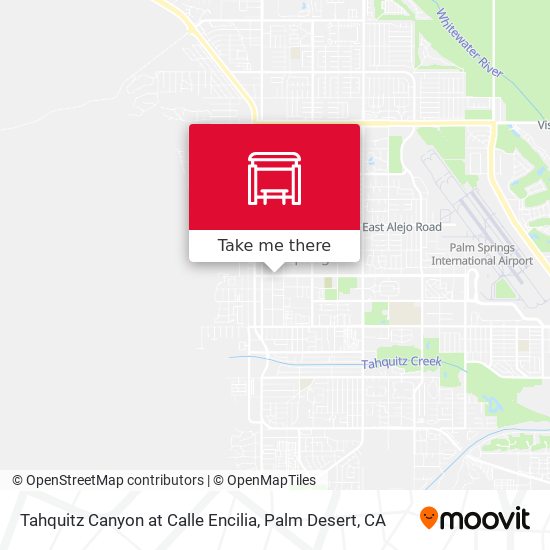 Tahquitz Canyon at Calle Encilia map