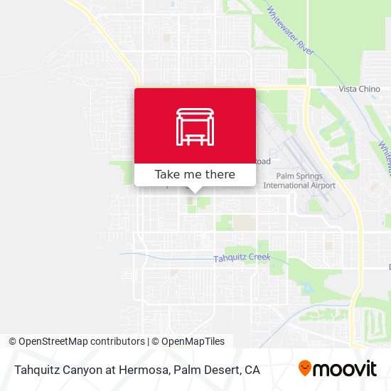 Mapa de Tahquitz Canyon at Hermosa
