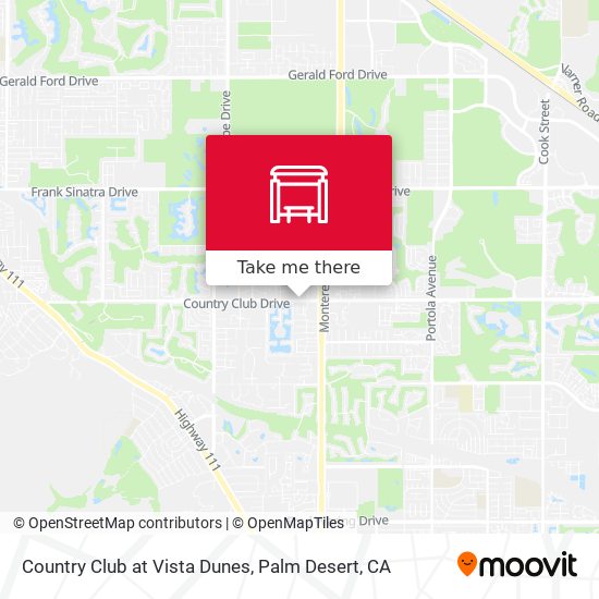 Mapa de Country Club at Vista Dunes
