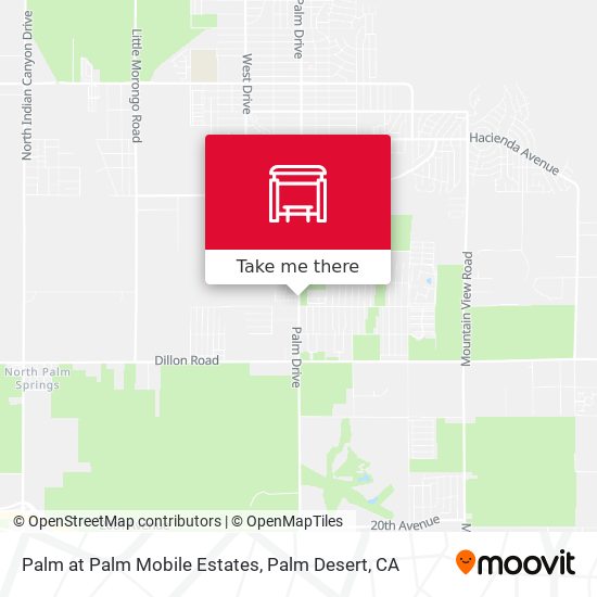 Mapa de Palm at Palm Mobile Estates