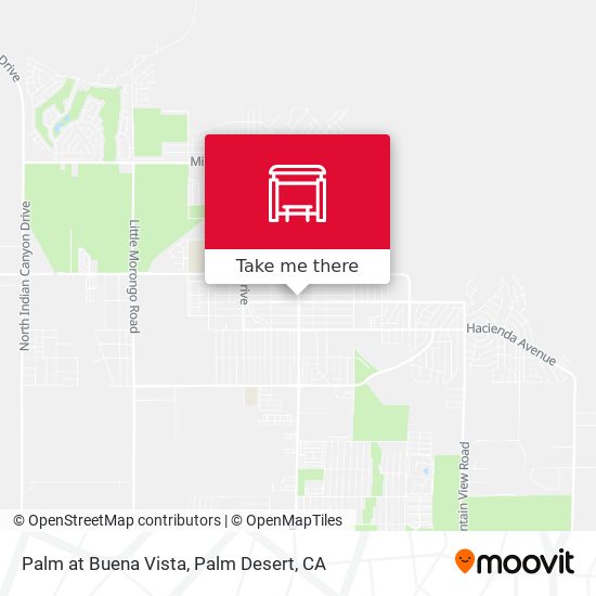 Palm at Buena Vista map