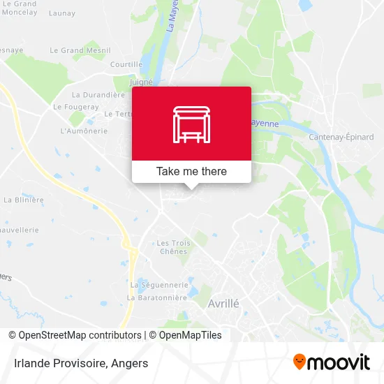 Irlande Provisoire map