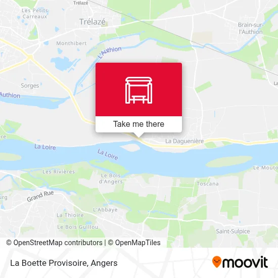 La Boette Provisoire map