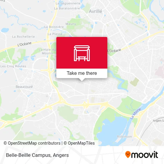 Belle-Beille Campus map