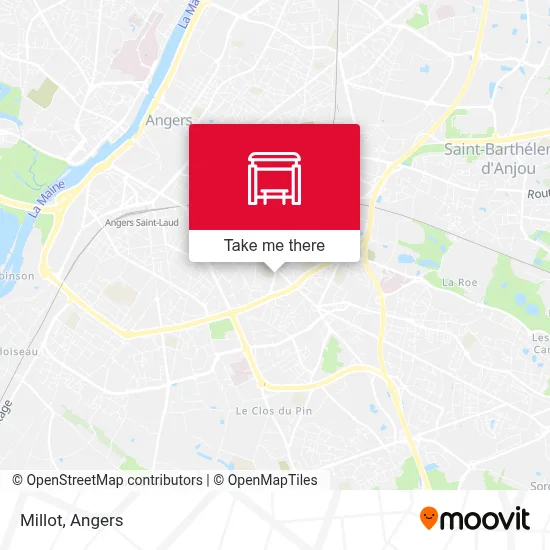 Mapa Millot