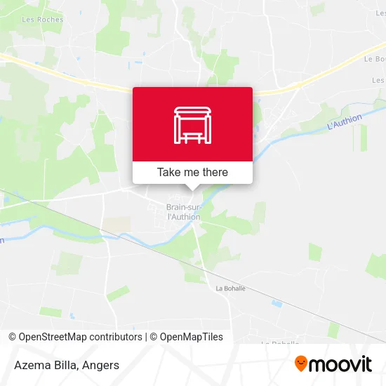 Azema Billa map