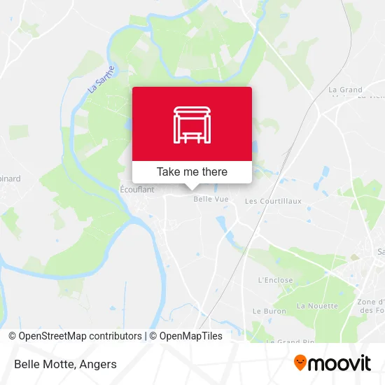 Belle Motte map