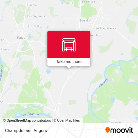 Champdollant map