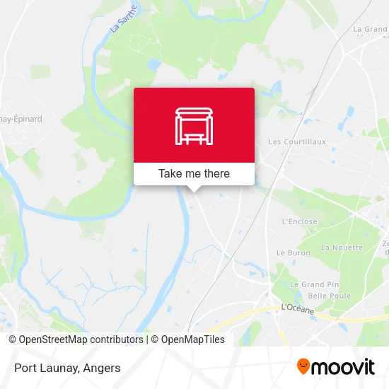 Port Launay map