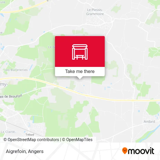 Aigrefoin map