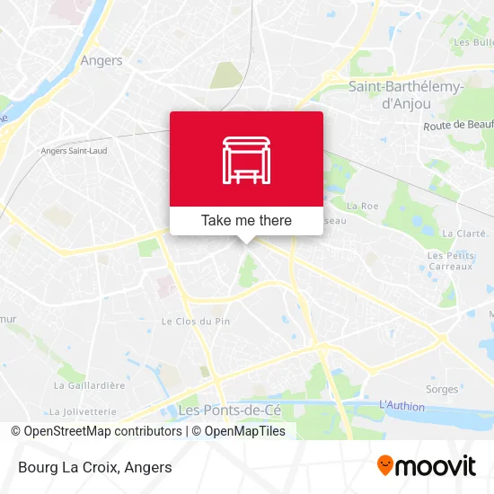 Bourg La Croix map