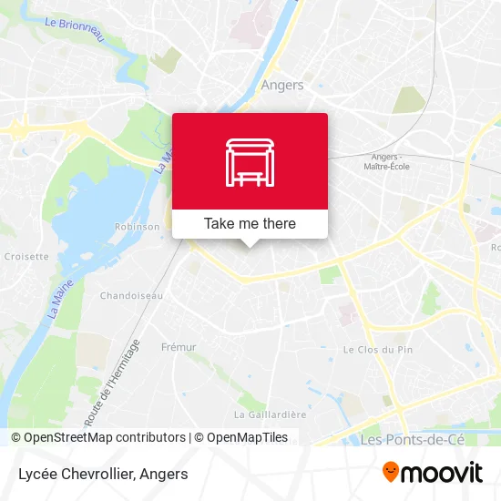 Lycée Chevrollier map