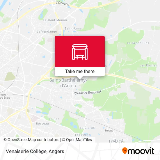 Venaiserie Collège map