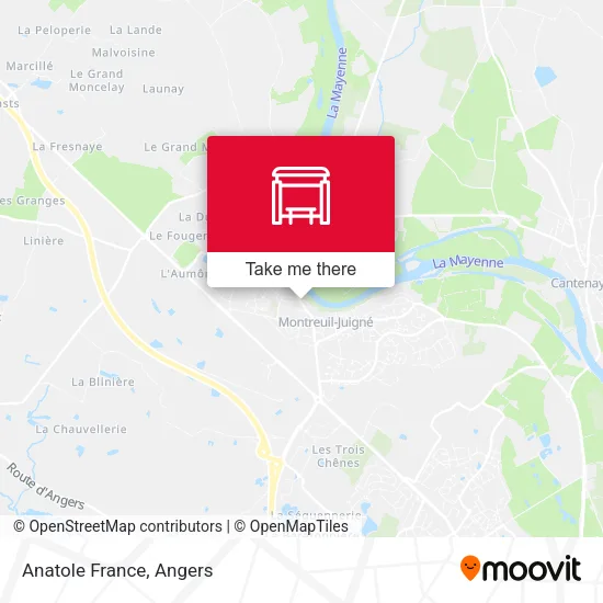 Anatole France map