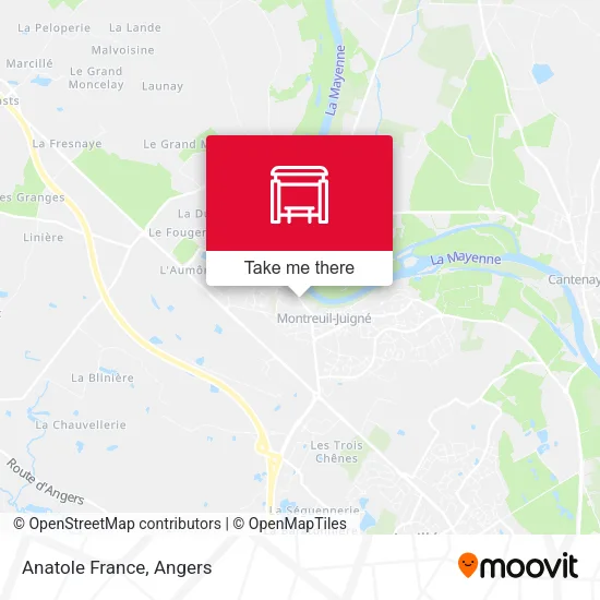 Anatole France map
