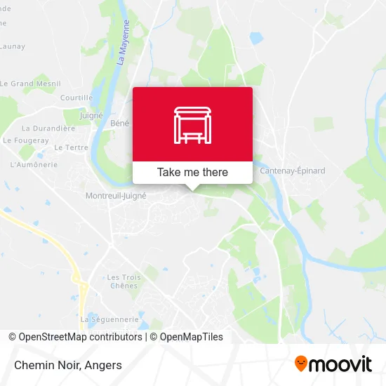 Chemin Noir map