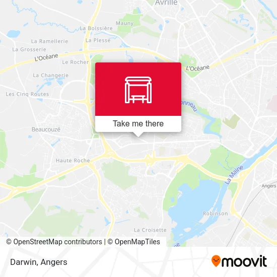 Darwin map