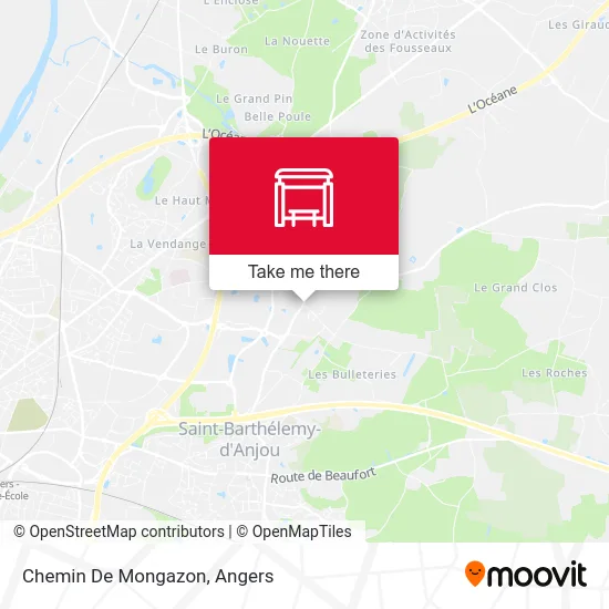 Chemin De Mongazon map